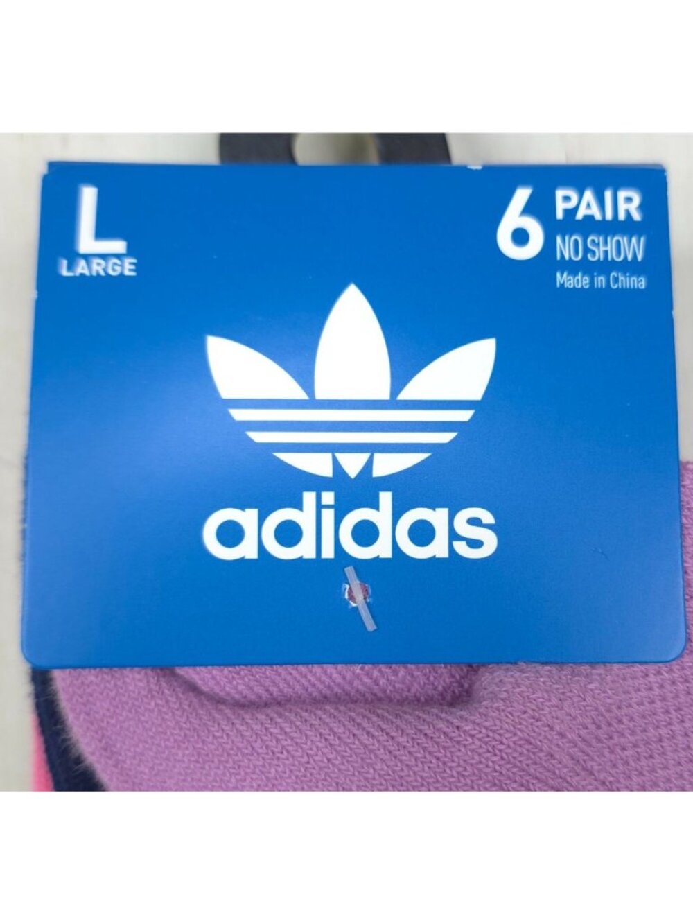 Adidas Womens No Show Socks 6-Pack Large Moisture-Wicking Comfortable Fit - Picture 3 of 7